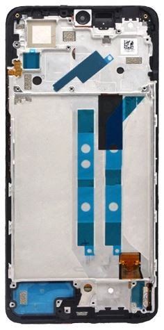 LCD screen Xiaomi Redmi Note 12 Pro 4G ar touch screen ar frame Graphite Pelēks original (service pack)