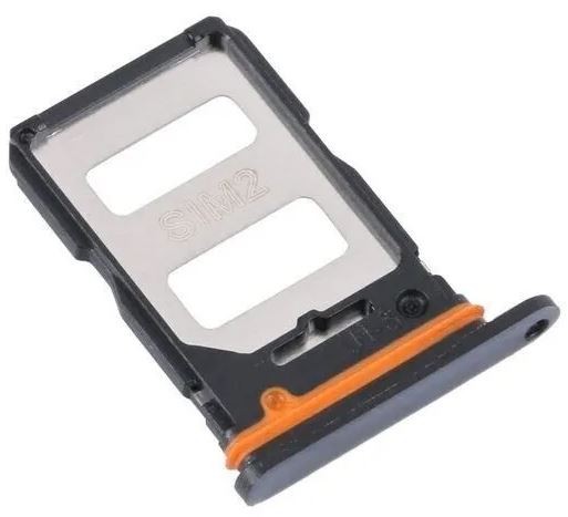 SIM card holder Xiaomi Redmi Note 12 Pro 5G Midnight Melns ORG