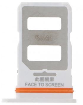 SIM card holder Xiaomi Redmi Note 12 Pro 5G Polar Balts ORG
