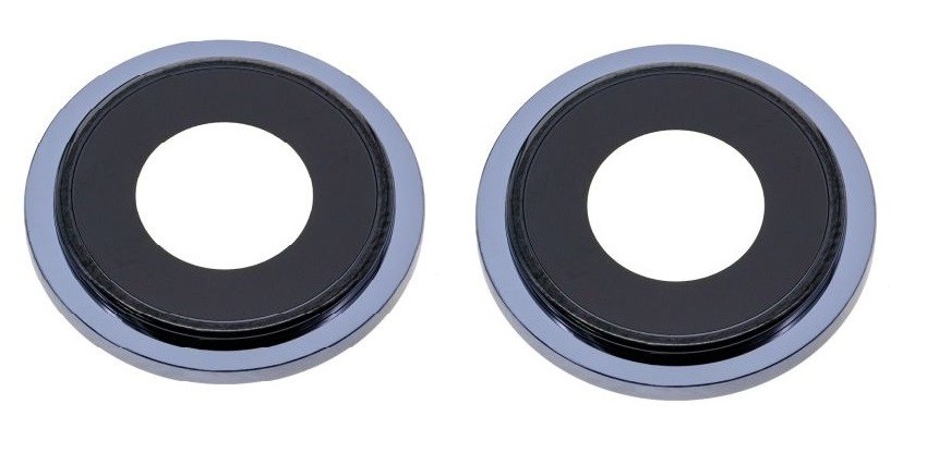 iPhone 14/14 Plus lens priekš camera ar frame Zils (2pcs) ORG