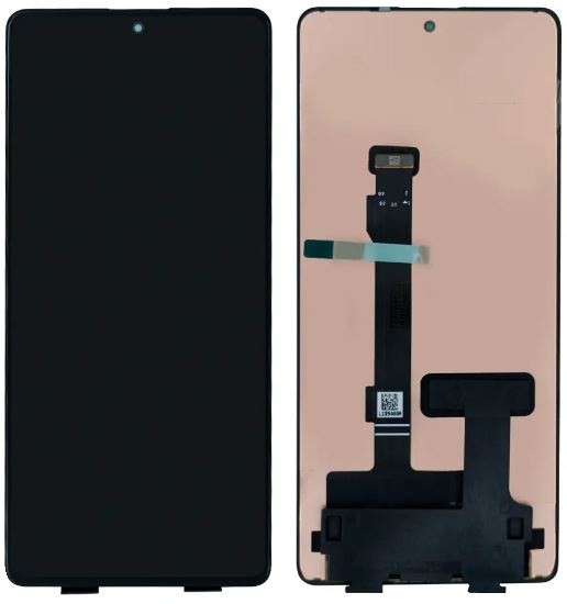 LCD screen Xiaomi Redmi Note 12 Pro 5G/Note 12 Pro+ 5G/Poco X5 Pro 5G ar touch screen Melns ORG