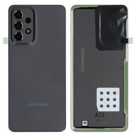 Aizmugurējais vāciņš priekš Samsung A336 A33 5G 2022 Melns original (service pack)
