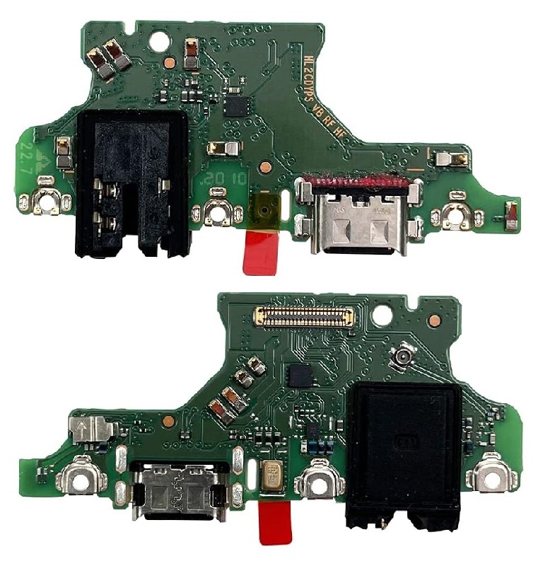Flex Huawei P40 Lite 5G ar charging connector un microphone original (service pack)