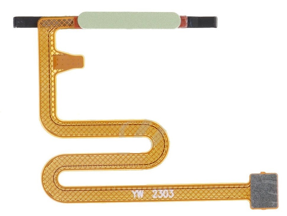 Flex Samsung A145 A14 4G ar fingerprint sensor Zaļš original (service pack)