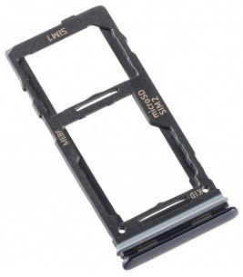 SIM card holder Samsung M526 M52 5G Melns original (service pack)