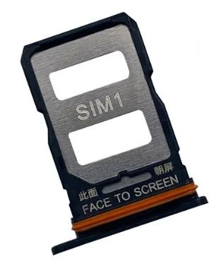 SIM card holder Xiaomi 12T/12T Pro Melns ORG