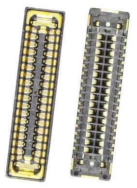 Samsung A125/A127/A225/A325/A326/A426/A525/A526/A528/A725/A726/M217/M225/M325/F926 plates savienotājs BTB ligzda 2x17pin 3710-004560 (servisa komplekts)