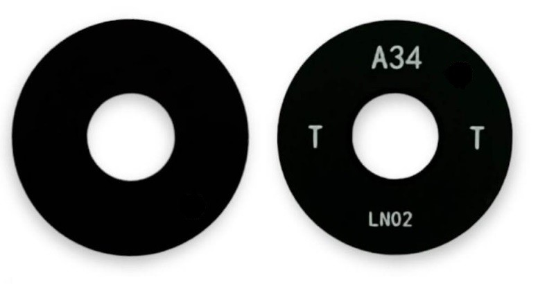 Samsung A346 A34 5G lens priekš camera Melns (Macro Lens) 1pcs (service pack)