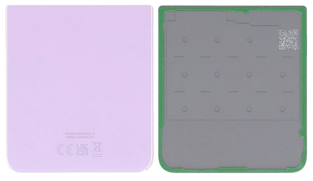 Back down maciņš priekš Samsung F711 Z Flip3 5G Lavender (used Grade C)