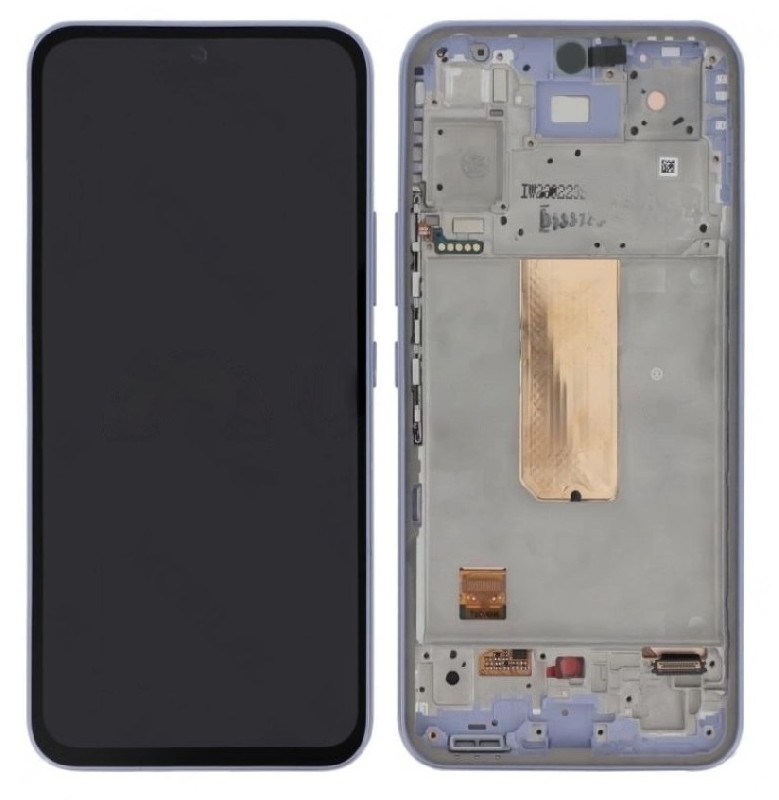 LCD screen Samsung A546 A54 5G 2023 ar touch screen un frame Violets original (used Grade A)
