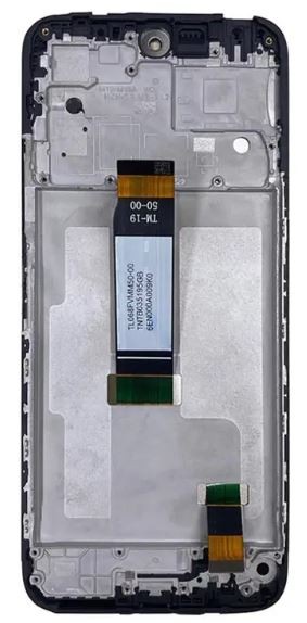 LCD screen Xiaomi Redmi 12 4G/12 5G/Poco M6 Pro 5G ar touch screen un frame Melns ORG