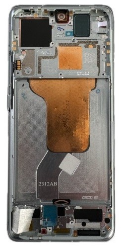 LCD screen Xiaomi 12 5G/12X 5G/12S 5G ar touch screen ar frame Zaļš original (service pack)