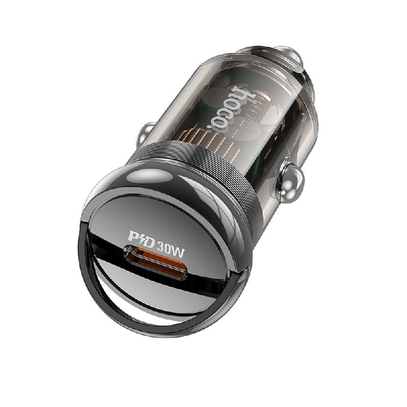 Auto lādētājs Hoco Z53 30W (USB-C) melns