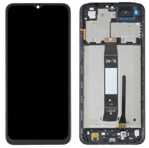 LCD screen Xiaomi Redmi A1/A1+/A2/A2+ ar touch screen ar frame Melns ORG