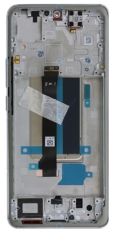 LCD screen Xiaomi Redmi Note 13 Pro+ 5G ar touch screen ar frame Moonlight Balts original (service pack)