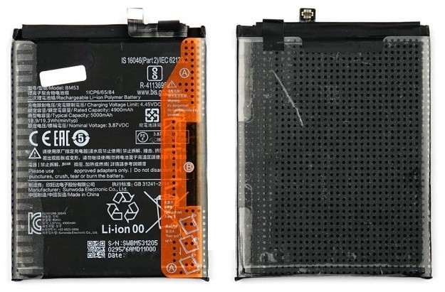 Baterija original Xiaomi Mi 10T/Mi 10T Pro 5000mAh BM53