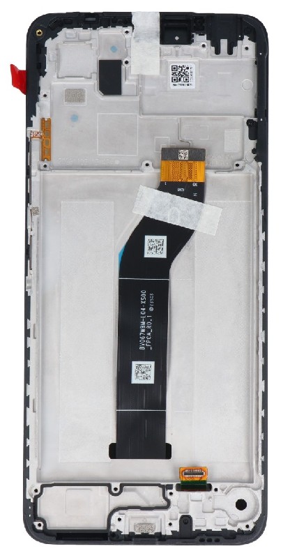 LCD screen Xiaomi Redmi 13C 4G/5G/Poco C65 ar touch screen un frame Melns original (service pack)