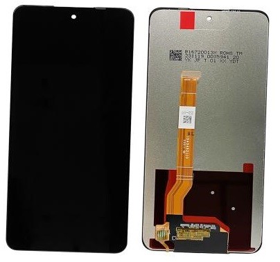 LCD screen Realme C55 4G/C67 4G/5G/11 5G/Oppo A1 5G/A58 4G/A79 5G/A98 5G/Oneplus Nord CE 3 Lite ar touch screen Melns ORG