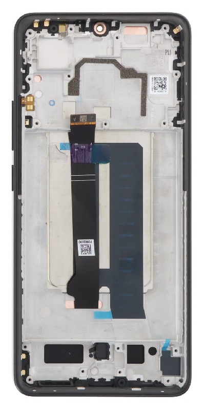 LCD screen Xiaomi Poco X6 Pro 5G ar touch screen ar frame Melns OLED