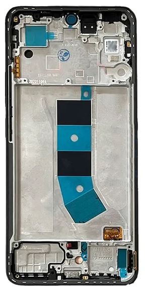 LCD screen Xiaomi Redmi Note 13 4G ar touch screen ar frame Midnight Melns OLED
