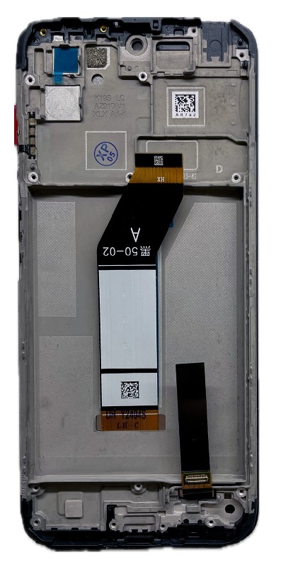 LCD screen Xiaomi Redmi 10 2022 ar touch screen un frame Melns ORG