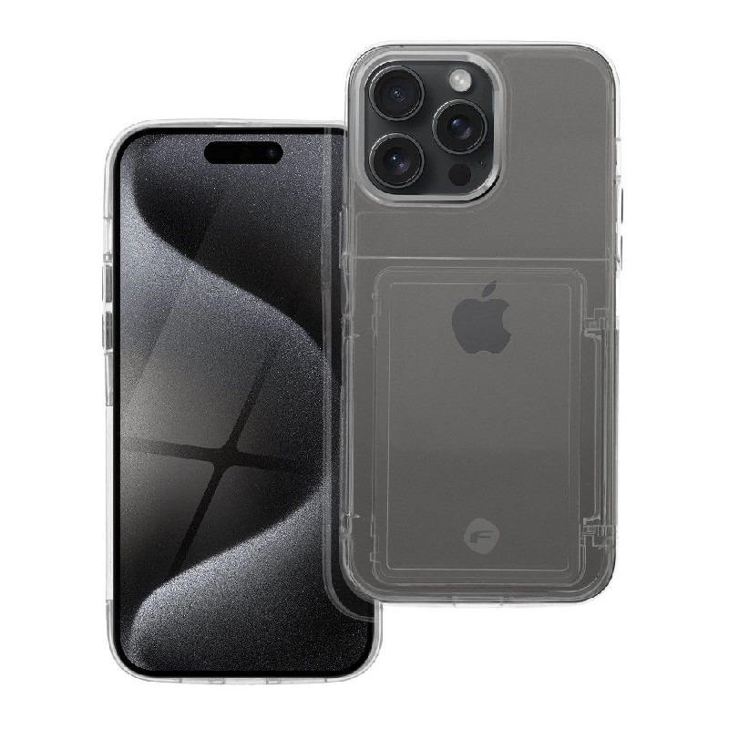 Maciņš Forcell F-PROTECT priekš iPhone 15 Pro Max caurspīdīgs