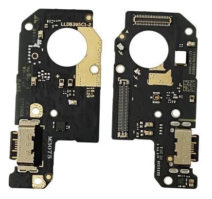 Flex Xiaomi Redmi Note 12 4G ar charging connector un microphone, SIM card contact original (service pack)