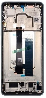 LCD screen Xiaomi Poco X6 Pro 5G ar touch screen ar frame Pelēks original (service pack)