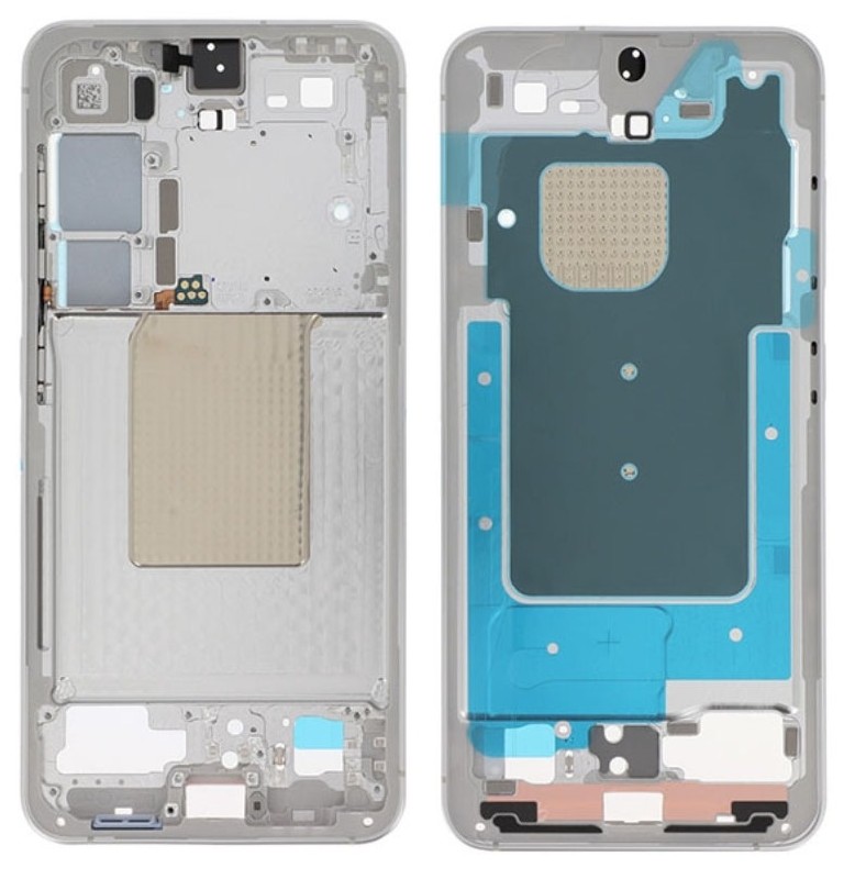 Middle housing Samsung S921 S24 Marble Pelēks original (service pack)