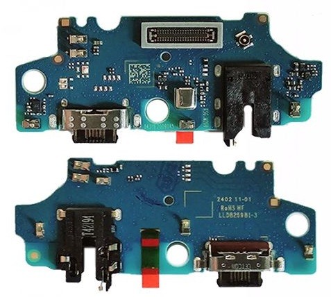 Flex Samsung A057 A05S 2023 priekš plugin, microphone, headphone connector original (service pack)