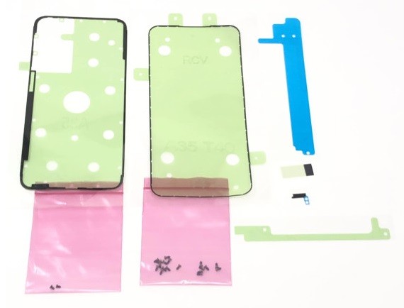 Stickers set priekš LCD screen un aizmugurējais vāciņš Samsung A356 A35 5G original (service pack)