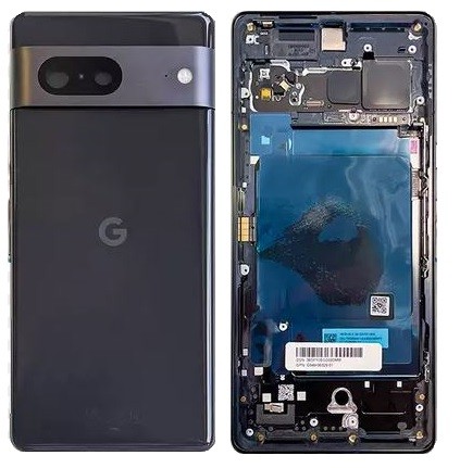 Aizmugurējais vāciņš priekš Google Pixel 7 Melns original (used Grade B)