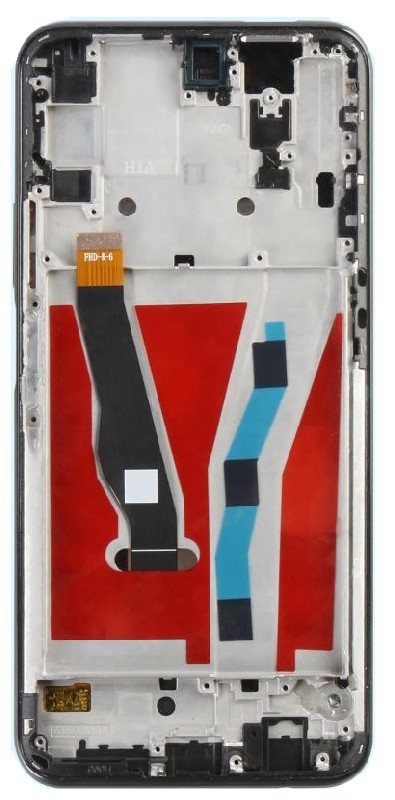 LCD screen Huawei P Smart Z/Honor 9X ar touch screen ar frame Melns ORG