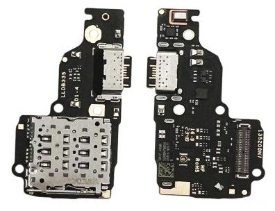 Flex Xiaomi Redmi Note 13 4G ar charging connector un microphone, SIM card contact original (service pack)