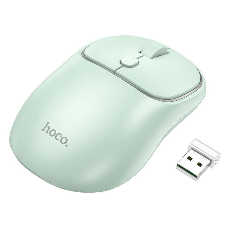 Mouse Hoco GM25 bezvadu, zaļš