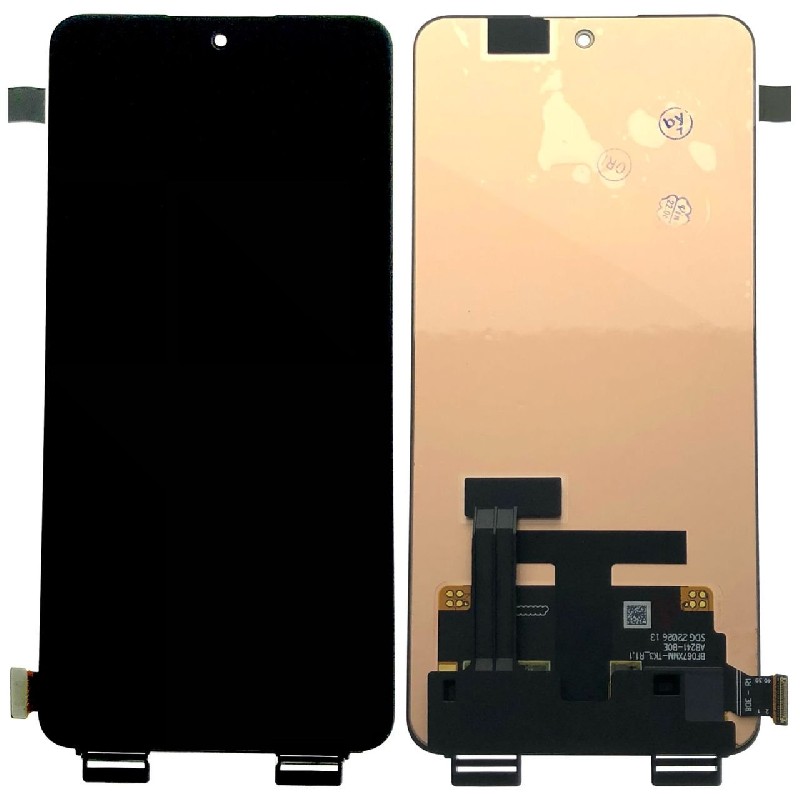 LCD screen Oppo Reno8 Pro/Realme GT2/GT NEO 3T 5G ar touch screen Melns ORG