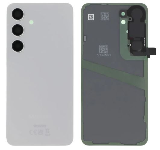 Aizmugurējais vāciņš priekš Samsung S921 S24 Marble Pelēks original (service pack)