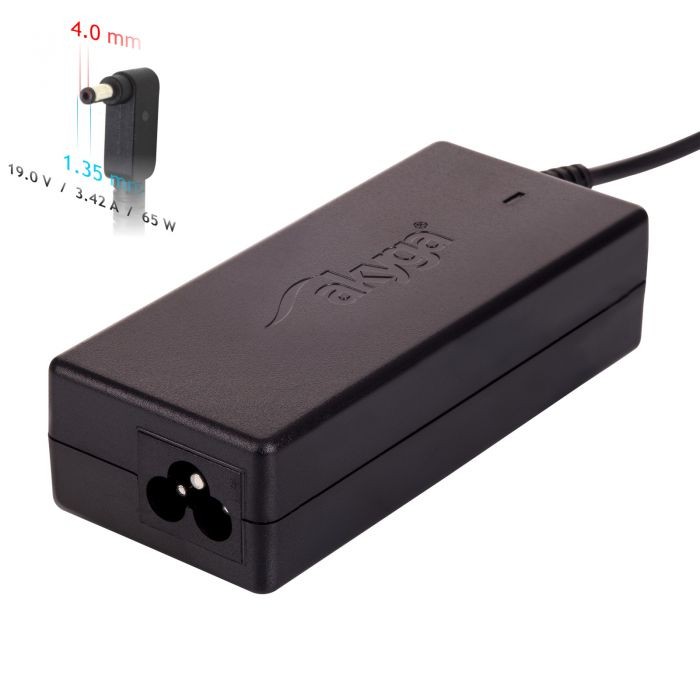 Lādētājs priekš laptop Akyga AK-ND-55 (19V / 3.42A 65W 4.0 x 1.35mm) ASUS 1.2m