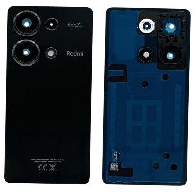 Aizmugurējais vāciņš priekš Xiaomi Redmi Note 13 Pro 4G Midnight Melns original (service pack)