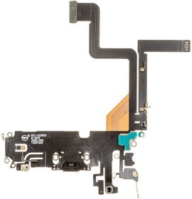 Flex priekš iPhone 14 Pro priekš charging connector ar microphone Space Melns original (used Grade A)