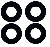 Huawei Honor X8 4G lens priekš camera Melns (only lens 4pcs) ORG