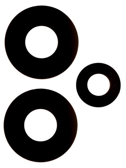 Xiaomi Poco X5 Pro lens priekš camera Melns (only lens 3pcs) ORG