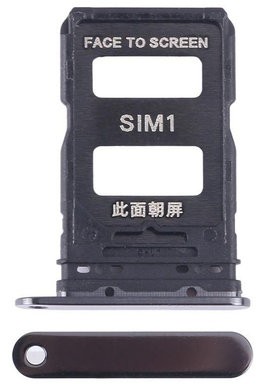 SIM card holder Xiaomi 14/14 Pro Melns ORG