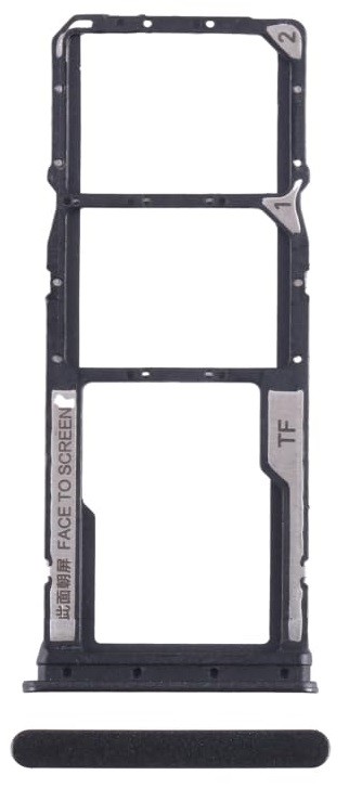SIM card holder Xiaomi Redmi 13C Midnight Melns ORG