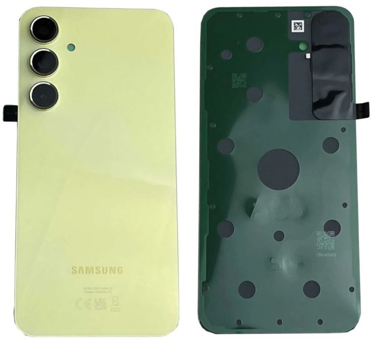 Aizmugurējais vāciņš priekš Samsung A556 A55 5G Lemon/Lime original (service pack)