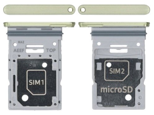SIM kartes turētājs Samsung A556 A55 5G Awesome Lemon oriģināls (servisa komplekts)