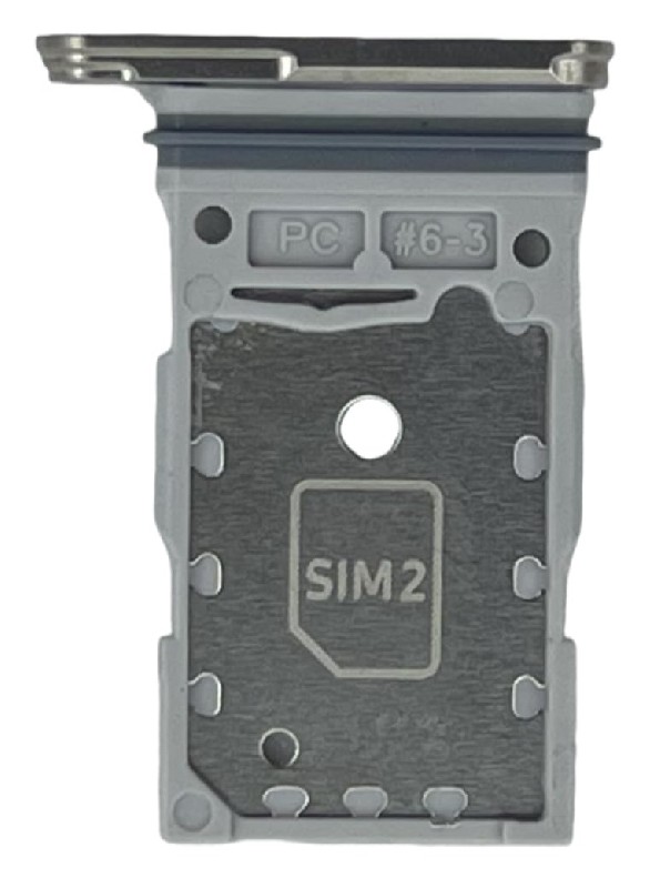 SIM card holder Samsung S721 S24 FE Zils/Piparmētru/Dzeltens original (service pack)