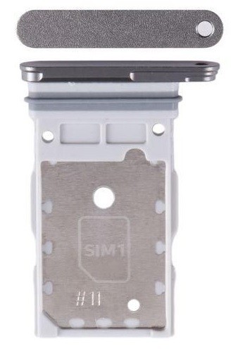 SIM card holder Samsung S928 S24 Ultra Dual Melns/Zaļš/Zils original (service pack)