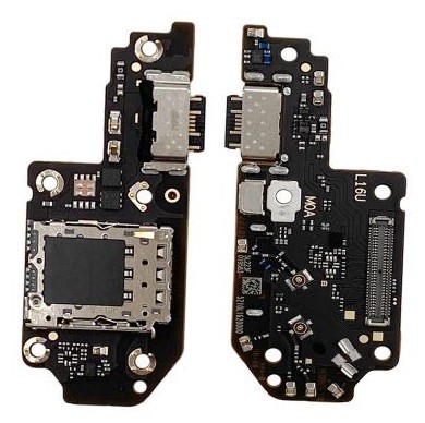 Flex Xiaomi Poco X4 GT 5G ar charging connector un microphone, SIM card contact original (service pack)