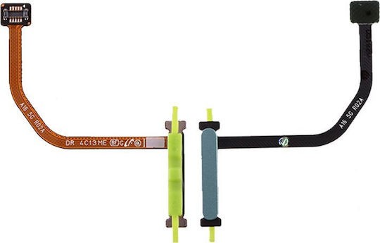 Flex Samsung A166 A16 5G ar fingerprint sensor Light Zaļš original (service pack)